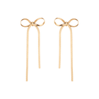 Herringbone Bow Earrings