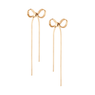 Herringbone Bow Earrings