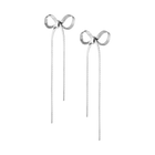 Herringbone Bow Earrings