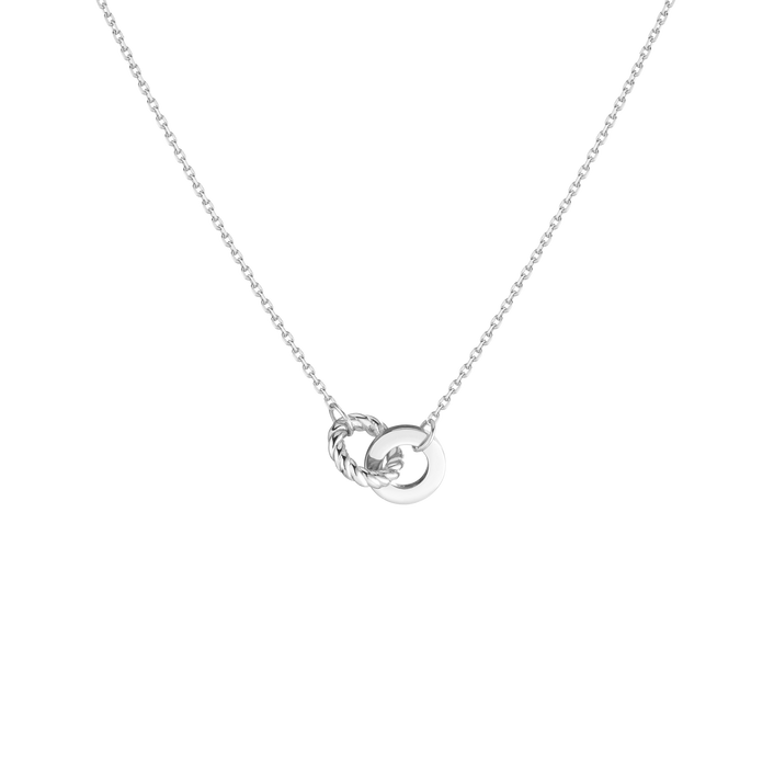 Twist Connection Necklace Vermeil 14k 18k White Gold 18in First