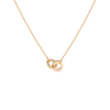 Twist Connection Necklace Vermeil 14k 18k Yellow Gold 18in First