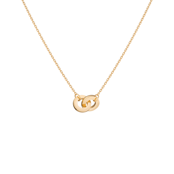 Bold Connection Necklace Vermeil 14k 18k Yellow Gold 18in First