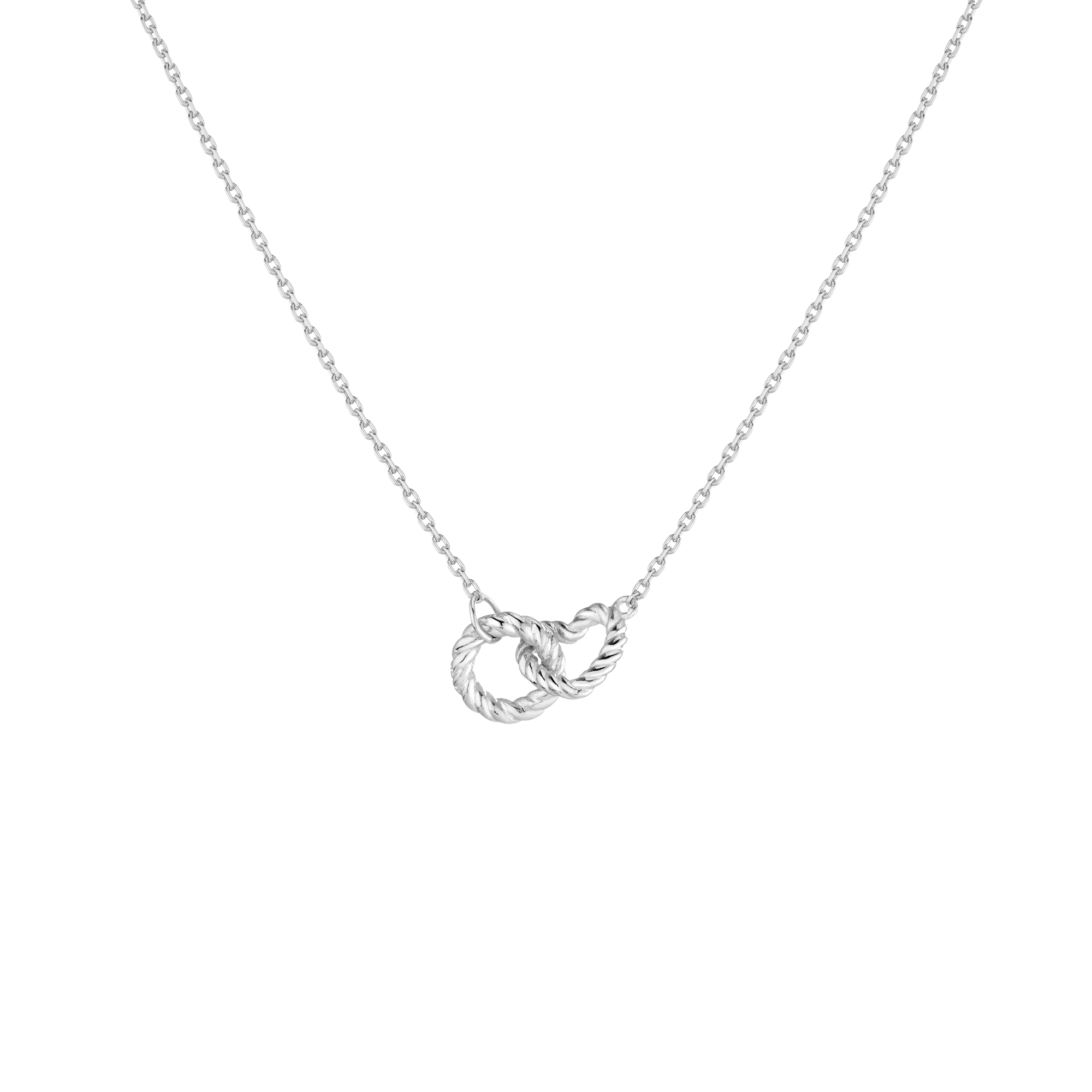 Heart Twist Connection Necklace