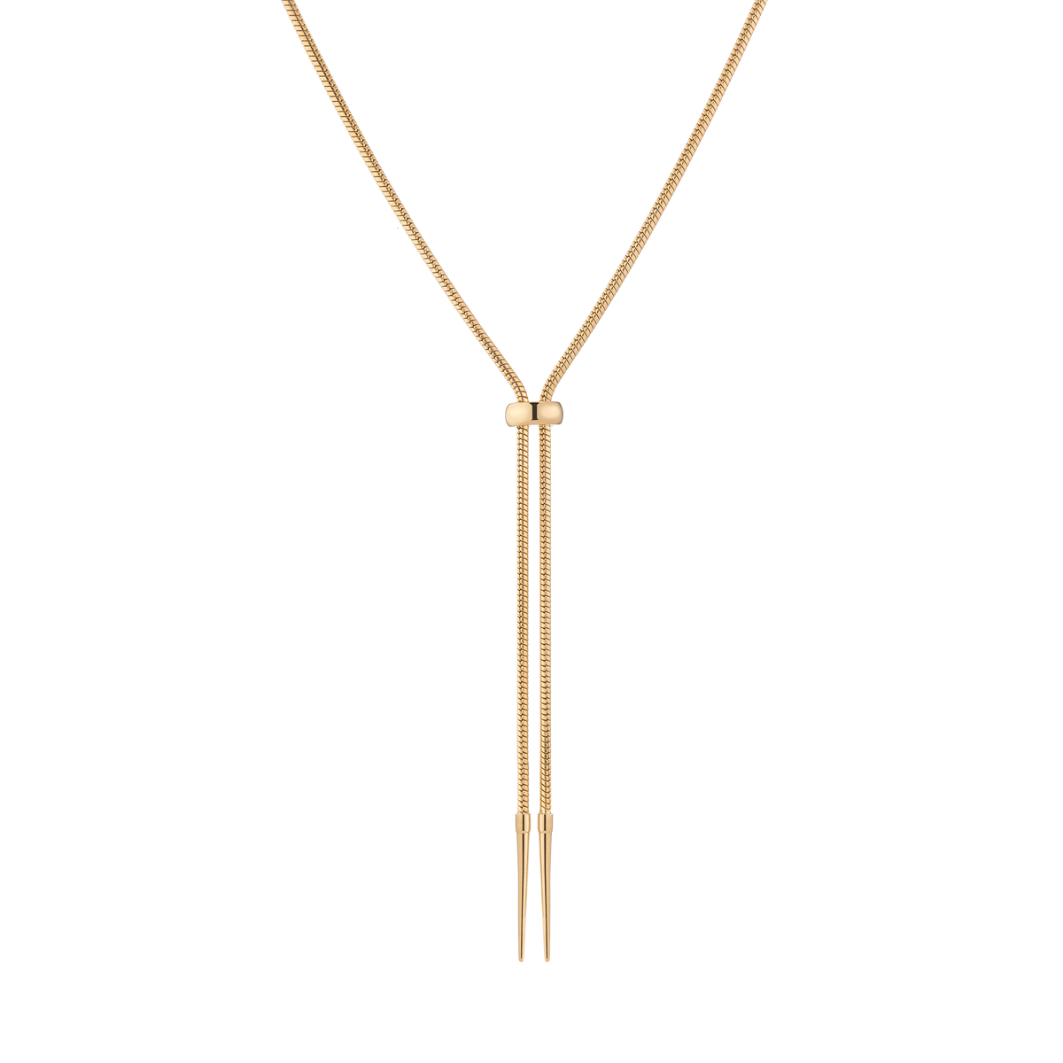 Aurate x Frye: Lasso Bolo Necklace Yellow Vermeil First
