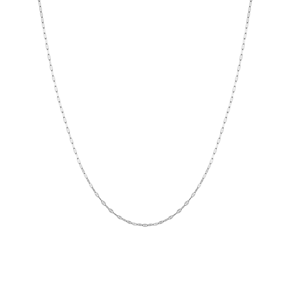 Valentino Chain Necklace Vermeil 14k White Gold 16in 18in 20in 22in First