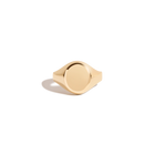 Round Signet Ring
