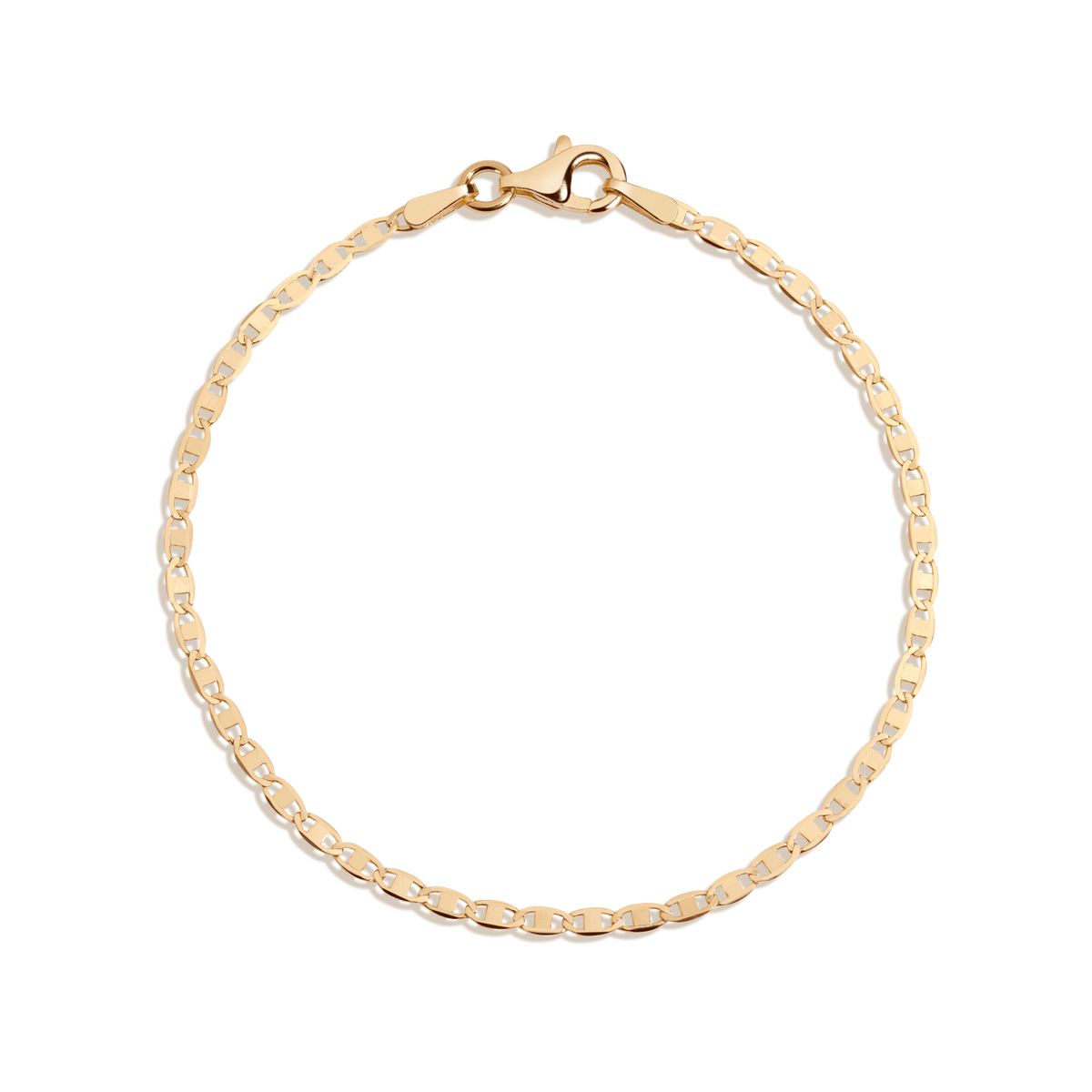 Mariner Chain Bracelet Vermeil Yellow Gold 6in 6.5in 7in 7.5in First