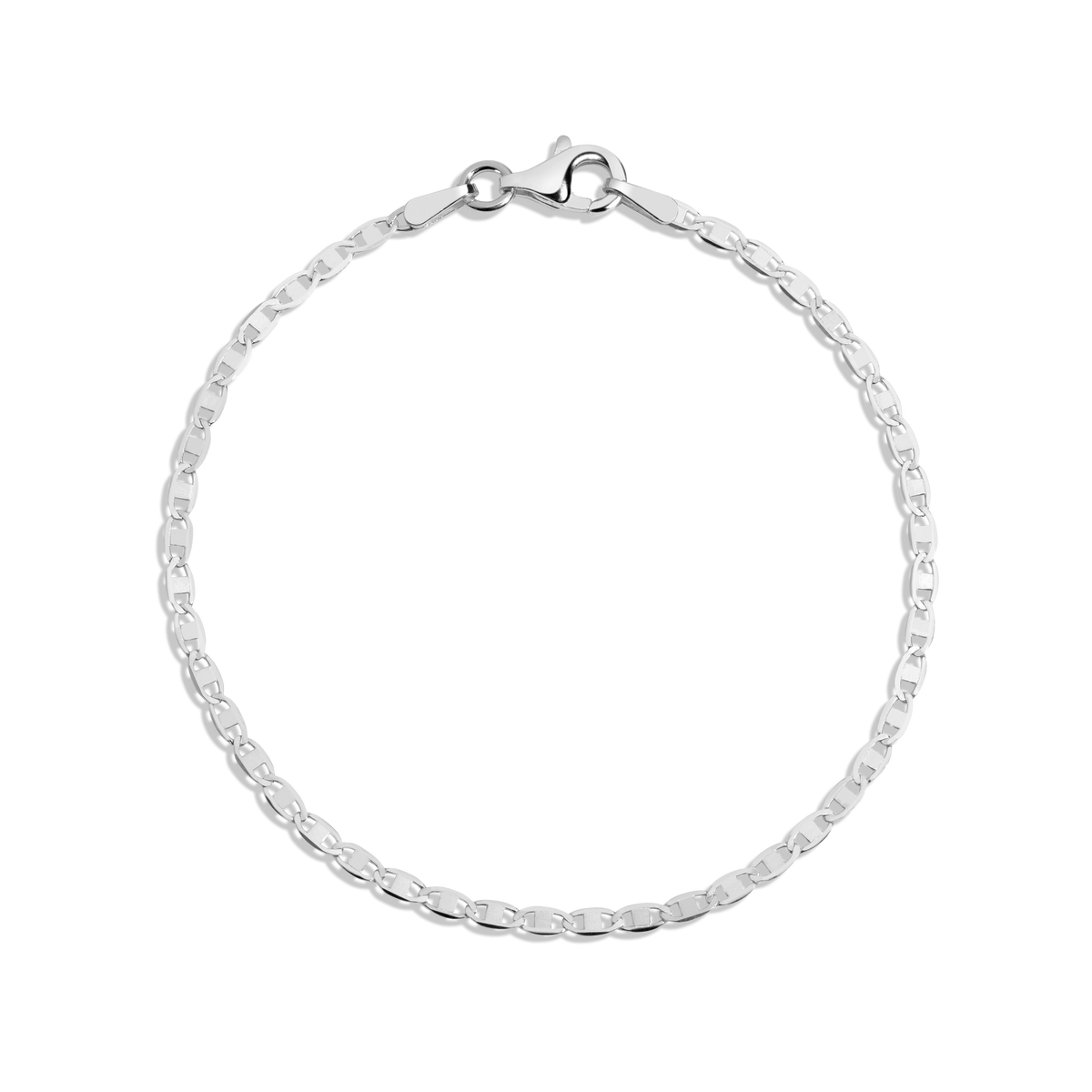 Mariner Chain Bracelet Vermeil White Gold 6in 6.5in 7in 7.5in First