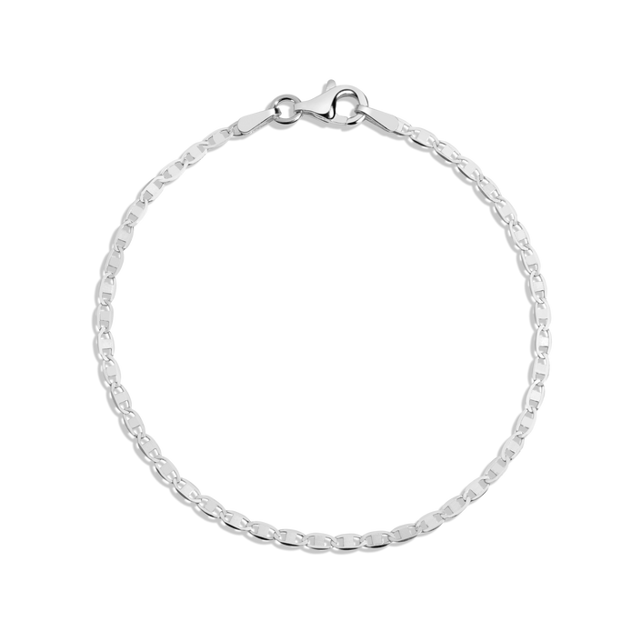 Mariner Chain Bracelet Vermeil White Gold 6in 6.5in 7in 7.5in First