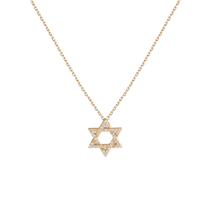 Lab Grown Diamond Star of David Necklace