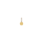 Round Cut Tennis Charm Pendant