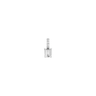 Emerald Cut Tennis Charm Pendant