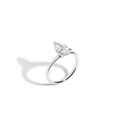 2ct Pear Lab Grown Diamond Solitaire Ring