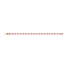 Aurate x Marilyn Monroe: Lab Grown Red Marquise Tennis Bracelet