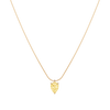 Aurate x Marilyn: Lab Grown Yellow Canary Pendant Necklace Vermeil Yellow Gold 14in (Choker) 16in First