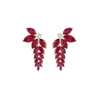 Aurate x Marilyn Monroe: Lab Grown Red Marquise Waterfall Earrings