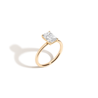 2ct Emerald Lab Grown Diamond Solitaire Ring