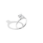 2ct Oval Lab Grown Diamond Solitaire Ring