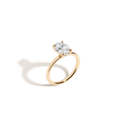 2ct Oval Lab Grown Diamond Solitaire Ring