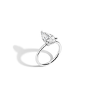 3ct Pear Lab Grown Diamond Solitaire Ring