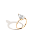 3ct Pear Lab Grown Diamond Solitaire Ring