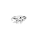 3ct Round Lab Grown Diamond Solitaire Ring