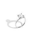 3ct Round Lab Grown Diamond Solitaire Ring