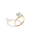 3ct Oval Lab Grown Diamond Solitaire Ring