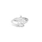 4ct Pear Lab Grown Diamond Solitaire Ring