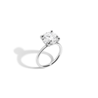 4ct Round Lab Grown Diamond Solitaire Ring