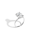 4ct Oval Lab Grown Diamond Solitaire Ring