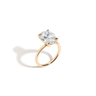 4ct Oval Lab Grown Diamond Solitaire Ring