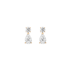 Lab Grown Diamond Pear Drop Earrings