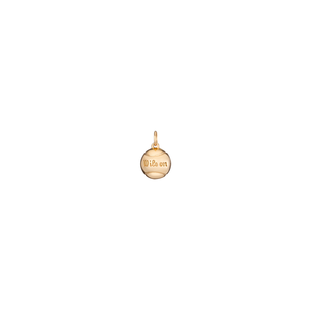 Aurate x Wilson: Tennis Ball Charm Vermeil Yellow Gold First