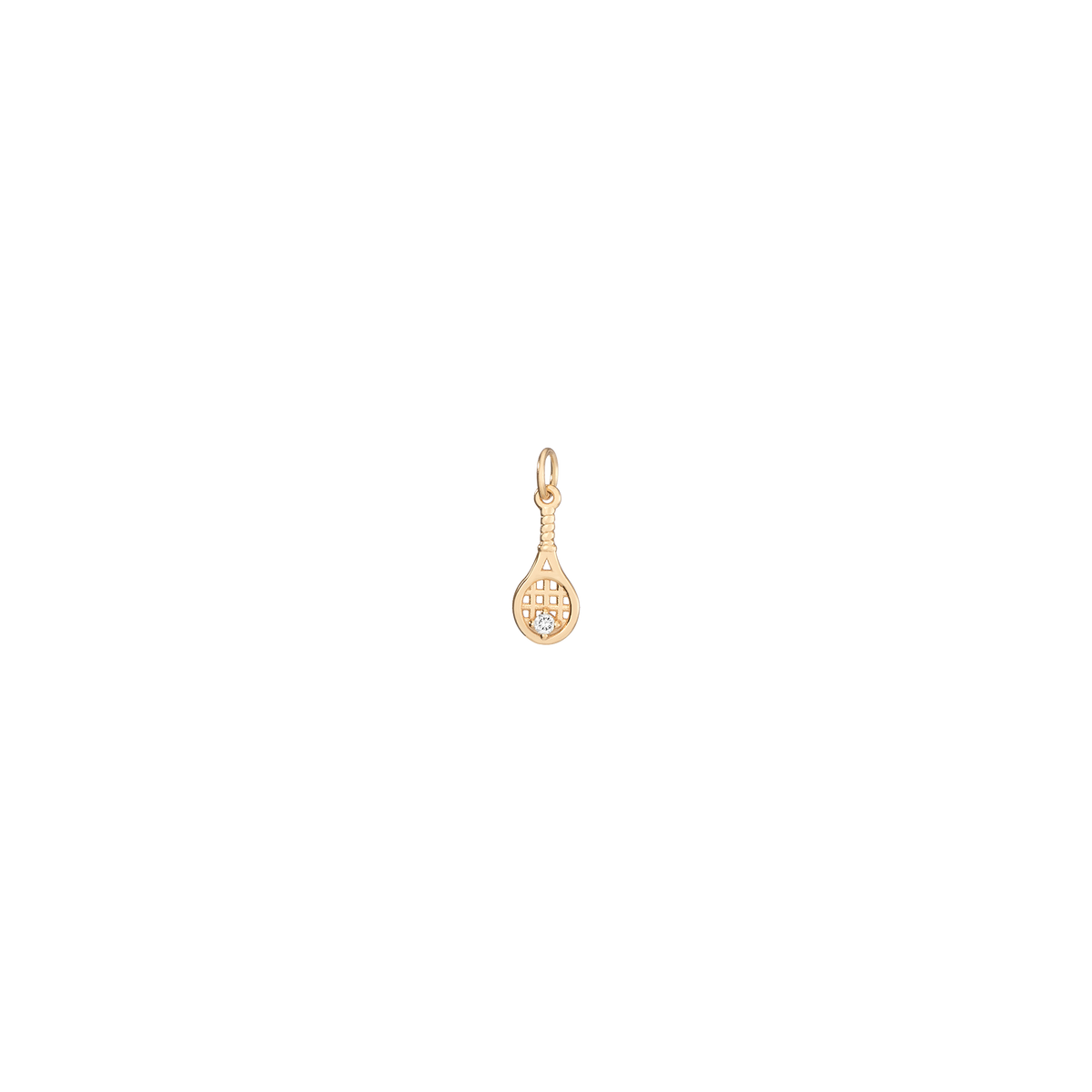 Aurate x Wilson: Tennis Racket Charm Vermeil Yellow Gold First