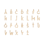 Classic Gold Letter Pendant