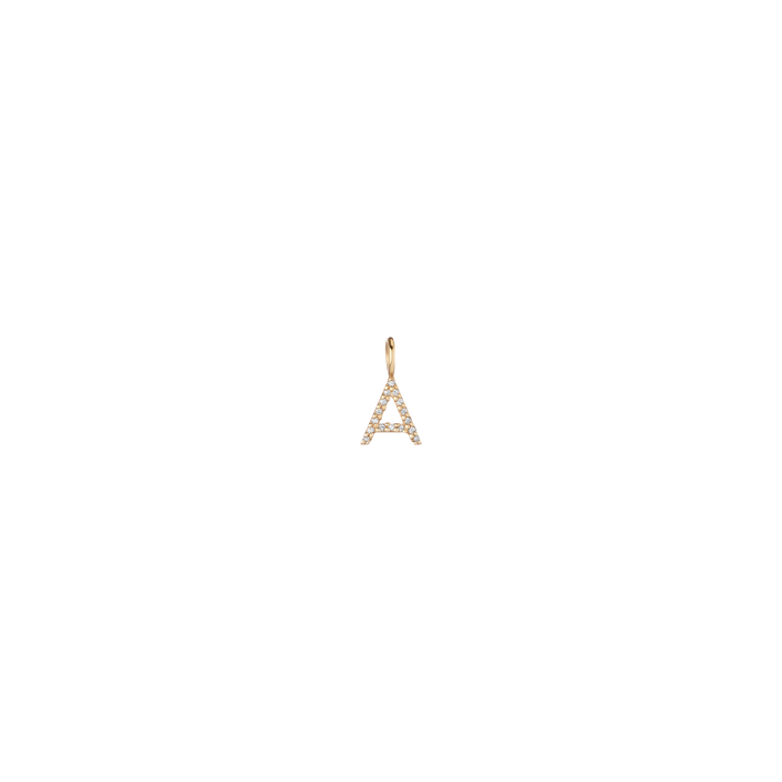 Lab Grown Diamond Classic Letter Pendant