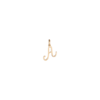 Script Gold Letter Pendant