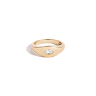 Chunky Lab Grown White Sapphire Marquise Ring