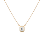 Lab Grown White Sapphire Heirloom Necklace