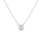 Lab Grown White Sapphire Heirloom Necklace