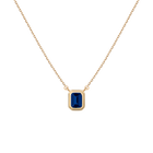 Lab Grown Blue Sapphire Heirloom Necklace