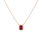 Lab Grown Red Ruby Heirloom Necklace