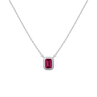 Lab Grown Red Ruby Heirloom Necklace