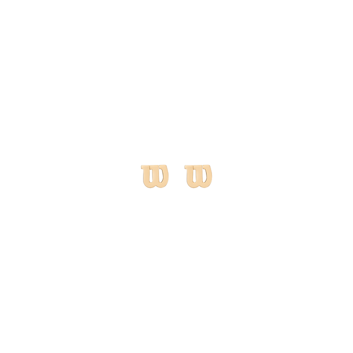 Aurate x Wilson: W Stud Earrings