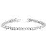 6ct Lab Grown Diamond Tennis Bracelet 14k White Gold 7in First