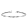 5ct Lab Grown Diamond Tennis Bracelet 14k White Gold 7in First
