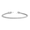 3ct Lab Grown Diamond Tennis Bracelet 14k White Gold 7in First