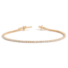 1.5ct Lab Grown Diamond Tennis Bracelet 14k Yellow Gold 7in First