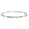 4ct Lab Grown Diamond Flex Tennis Bracelet 14k White Gold 7in First